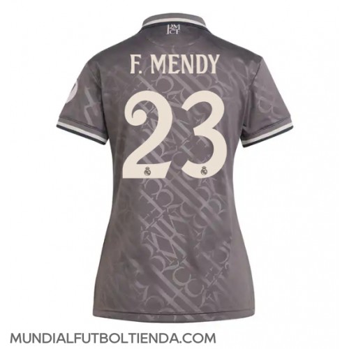 Camiseta Real Madrid Ferland Mendy #23 Tercera Equipación Replica 2024-25 para mujer mangas cortas